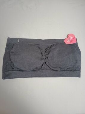 Bandeau Bra Women's Strapless Black Bra